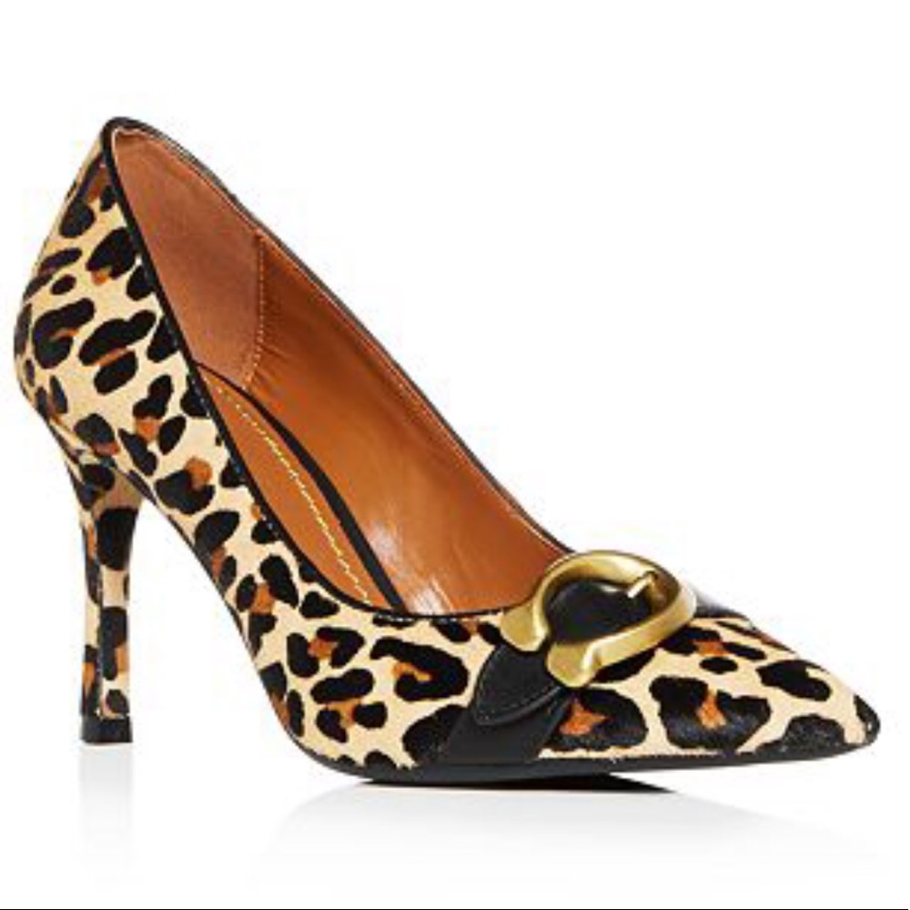 NWT Coach Waverly Leopard Cheetah Pony Hair - Picture 1 of 8